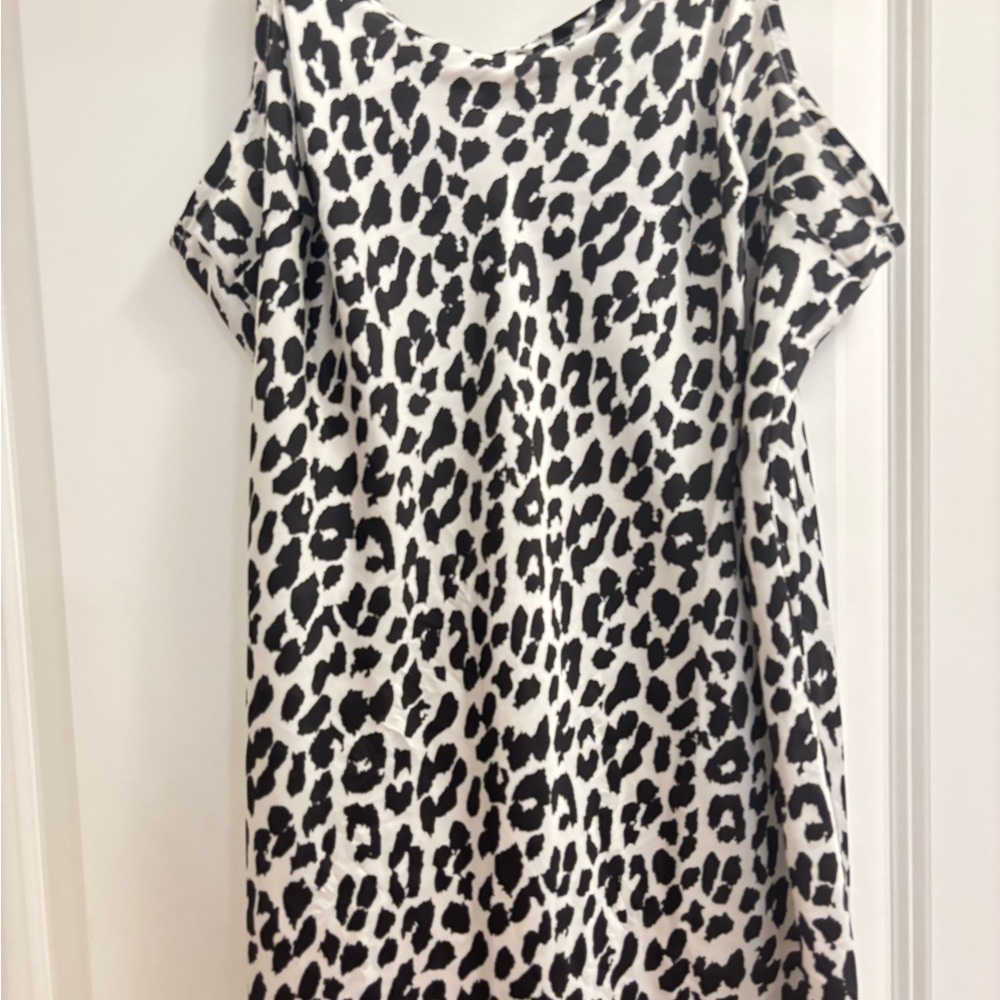 A New Day Black and White Animal Print Dress - Picture 4 of 12